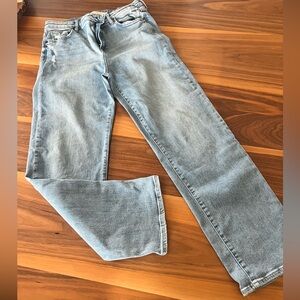 Light Blue Denim 90s Straight Leg Jeans